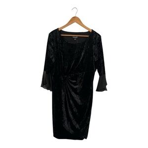 Connected Apparel Women's Knee Length Half Sleeve Sheath Dress Size 12